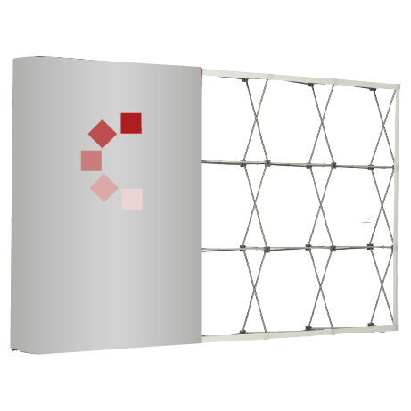 Textilfaltwand | 5 x 3 Felder gerade | einseitig bedruckt